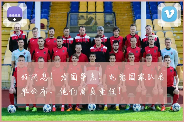 好消息!为国争光!电竞国家队名单公布,他们肩负重任!